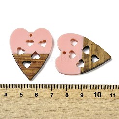 Pendenti in resina e noce&nbsp;WOOD-I013-03C