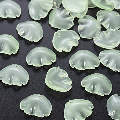 Pendentifs en verre imitation jade avec peinture de cuisson transparente&nbsp;DGLA-Q025-001D
