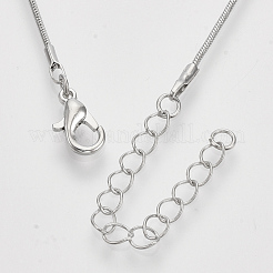 Ottone serpente intorno making collana a catena&nbsp;MAK-T006-11B-P