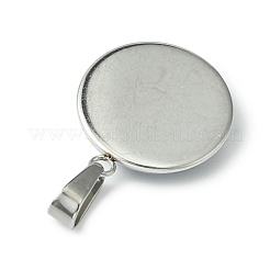 Anhänger aus Edelstahl mit Pavé-Harz&nbsp;PALLOY-JF02401
