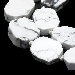 Chapelets de perles en howlite naturelle&nbsp;G-K245-K02-01