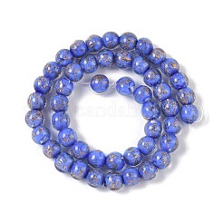 Perles vernissées de sable d'or manuelles &nbsp;LAMP-Z009-01O