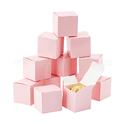 Boîtes cadeaux de rangement de boucles d'oreilles et colliers en papier kraft carré&nbsp;CON-WH0095-90B-01