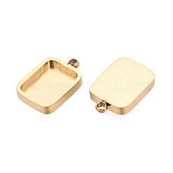 Cabochon-Anhängerkomponente aus Edelstahl 304&nbsp;STAS-Q113-19B-G
