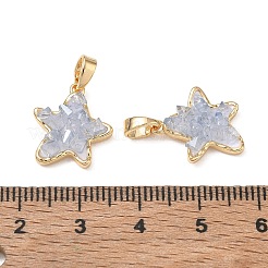 Colgantes de esmalte de latón&nbsp;KK-CBA746B-02G