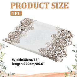 Polyester-Stickerei-Blumenspitzenband&nbsp;OCOR-WH0082-328