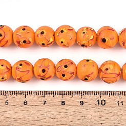 Chapelets de perles vernissées manuelles&nbsp;LAMP-N028-05C