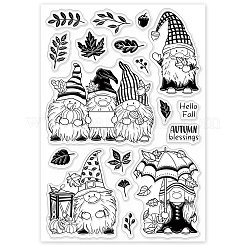 PVC-Plastikstempel&nbsp;DIY-WH0167-57-0537
