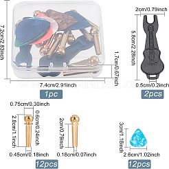 Set di plettri per chitarra in plastica ABS e perni per corde per chitarra&nbsp;AJEW-FG0001-82