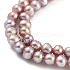 Brins de perles de culture d'eau douce naturelles&nbsp;PEAR-C003-10G