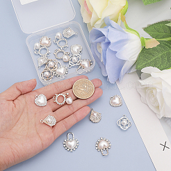 20 pièces 10 pendentifs en alliage de style strass&nbsp;ALRI-CA0001-13