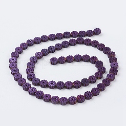 Perlas de hematita sintéticas no magnéticas galvanizadas al vacío con revestimiento de PVD&nbsp;G-F534-H06
