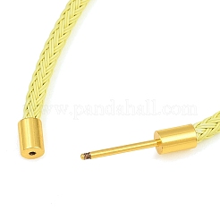 Fabrication de bracelet en fil d'acier tressé&nbsp;KK-CBA6056-03B-G