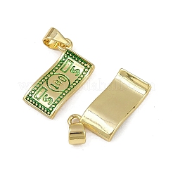 Messing Emaille-Anhänger&nbsp;KK-I358-008G
