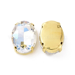 Rhinestone ovalados para coser&nbsp;DIY-E062-06G-A02