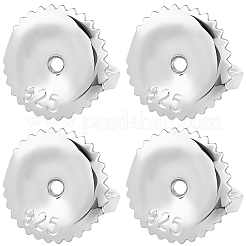 4 pièce 925 poussoirs d'oreilles en argent sterling&nbsp;STER-BBC0008-61S