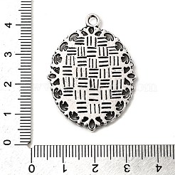Tibetischer Stil Legierung Anhänger Fassungen&nbsp;TIBE-T003-09AS-NR