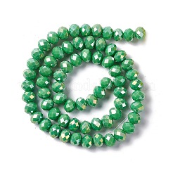 FilI di perline in vetro placcato&nbsp;GLAA-F001-8x6mm-MAB