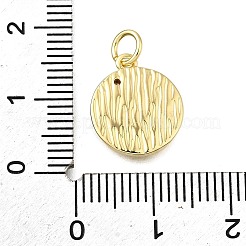 Pendentifs avec zircon cubiques à micro-pavés en laiton&nbsp;KK-S523-02G