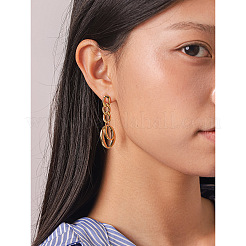 Pendientes de acero inoxidable 304 para mujer&nbsp;WGD2D0D-01