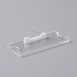 Transparente Acryl-Rechteck-ID-Kartenhüllen Brosche finden&nbsp;FIND-WH0108-54