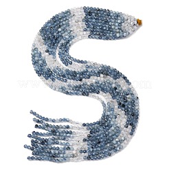 Natürliche Aquamarin Perlen Stränge&nbsp;G-C226-B03-4mm