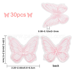 30 accessorio per costumi in organza intrecciata fatto a mano&nbsp;DIY-GF0005-35C