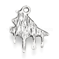 Tibetischer stil Aluminium Anhänger & Charms&nbsp;TIBE-S309-41AS-RS
