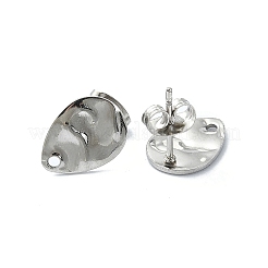 Accesorios para aretes de botón de acero inoxidable 304 y acero inoxidable 201 que no se deslustran&nbsp;LS-STAS-L024-003P-07