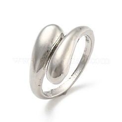 Bague réglable en alliage&nbsp;RJEW-K260-02B-P