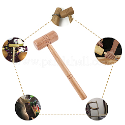 Marteaux à bois en caoutchouc&nbsp;TOOL-WH0123-06