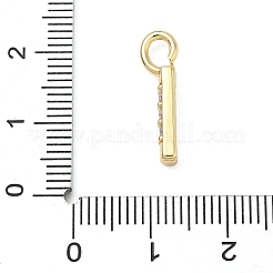Pendentifs en laiton zircon cubique transparent&nbsp;KK-I476-01G-I