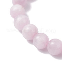 Bracelets extensibles en perles rondes de kunzite naturelle pour femmes&nbsp;BJEW-JB12235