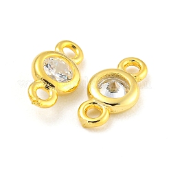 925 ciondolo con connettore in argento sterling con pavé di zirconi trasparenti&nbsp;STER-B005-02G