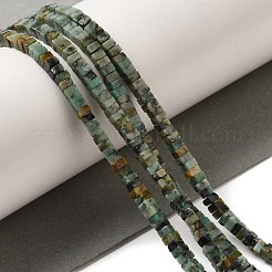 Natürliche afrikanische türkis (jasper) perlen stränge&nbsp;G-N342-83