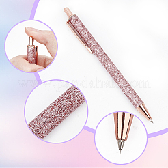 5 stylo à bille à pression en poudre d'or&nbsp;AJEW-GF0003-77A