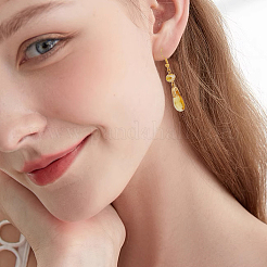 24 pièce de 6 styles de pinces à glace en laiton micro pavées en zircone cubique&nbsp;ZIRC-BBC0003-30