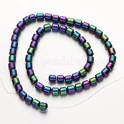Electroplate non magnetici ematite sintetico fili di perline&nbsp;G-F300-28-02