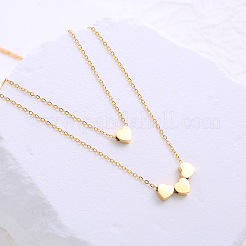 Minimalistische Herzform Halskette elegante Mode einfache Kette Schmuck&nbsp;SK8646