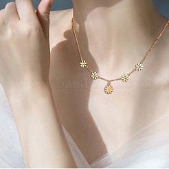 12 pz 430 acciaio inossidabile piccolo fiore connettore ciondoli e pendenti&nbsp;JX240B