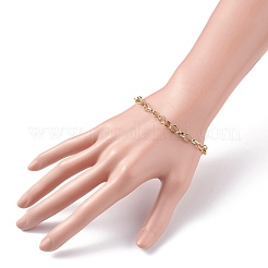 Bracelet chaînes de câbles en laiton pour hommes femmes&nbsp;BJEW-JB07252