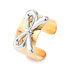 Offene Manschettenringe aus Edelstahl 304&nbsp;LS-RJEW-H266-01GP-01