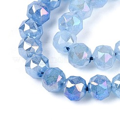 Brins de perles de verre électrolytiques anti-ternissement&nbsp;GLAA-N064-6mm-10