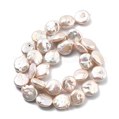 Cuentas de perlas de keshi barroco natural&nbsp;PEAR-B004-16D-03A