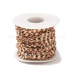 Cadenas de eslabones de flores de acero inoxidable 304 con revestimiento iónico (IP)&nbsp;STAS-B041-08RG