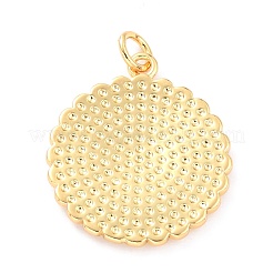 Vrais pendentifs en laiton plaqué 18k or véritable&nbsp;KK-L206-013G-01