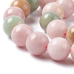 Hilos de abalorios de jade blanco natural&nbsp;G-I334-03C