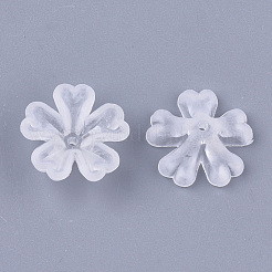 Coupelles 5-pétale en acrylique transparent&nbsp;FACR-T001-05