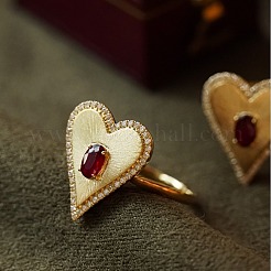 925 anello in argento sterling con zirconi cubici pavé&nbsp;FS-WG8AF73-01