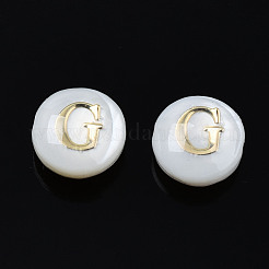 Perles de coquillages naturels d'eau douce&nbsp;SHEL-S278-036G
